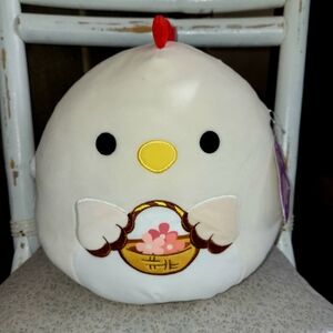 Squishmallow Todd The Chicken/Rooster Easter 11" NWT